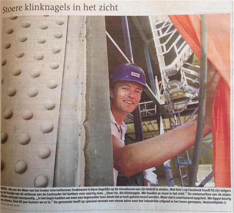 De stoere klinknagels van de Gashouder blijven in het zicht