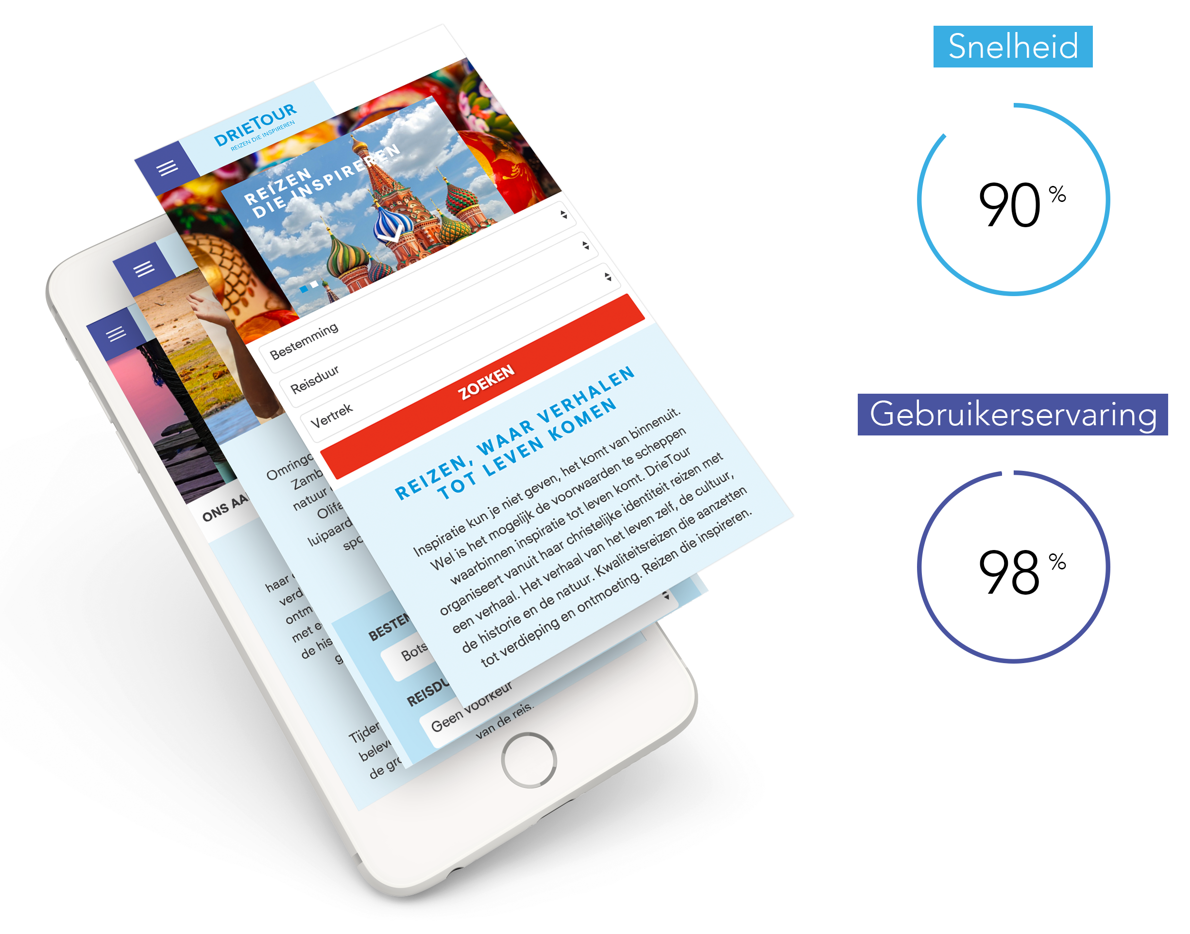 Hoge scores DrieTour site met Snakeware Design Technology