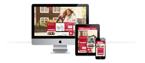 Responsive website met adaptive layout voor Batavus