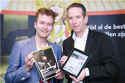 Ate van der Meer van Snakeware en Gert de Lange van OF