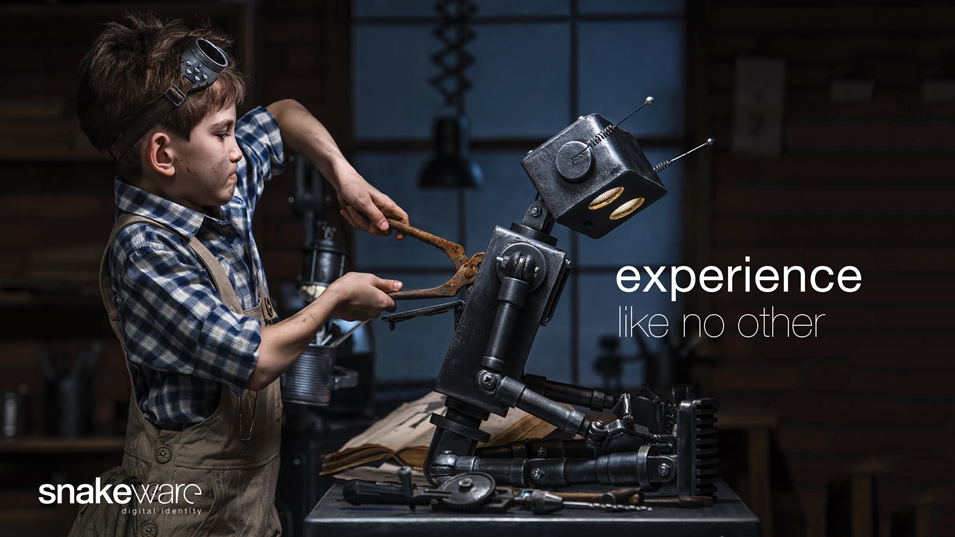 Experience like no other boy creates robot