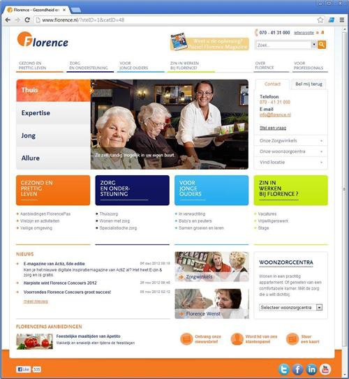 Rapid Concepting levert snel nieuwe website Florence