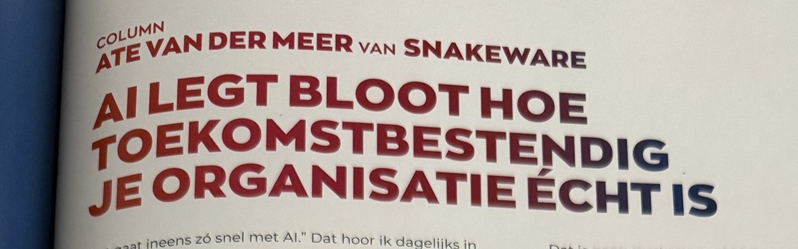 AI legt bloot hoe toekomstbestendig je organisatie écht is